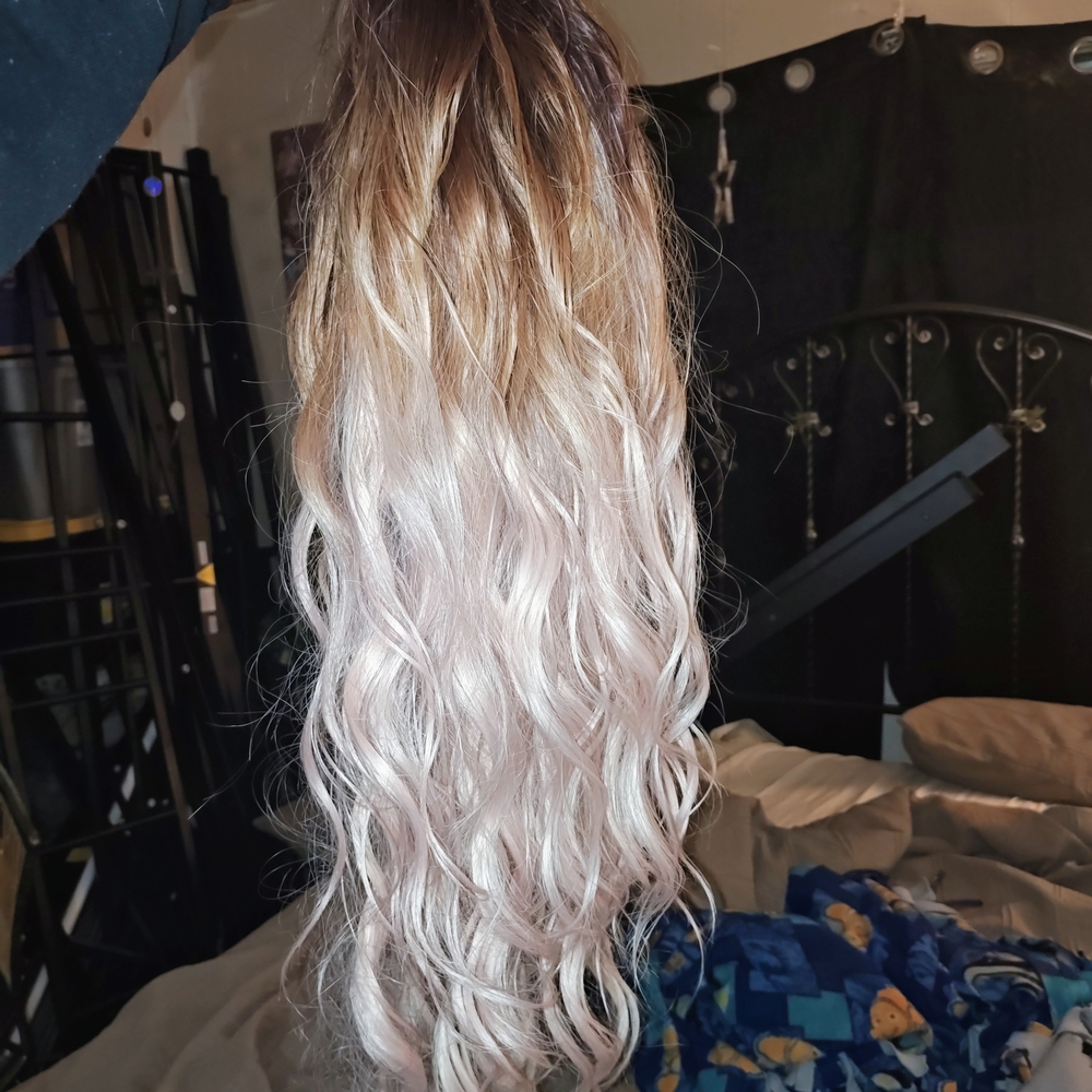 Elegant Ombre Blonde Hair Extension